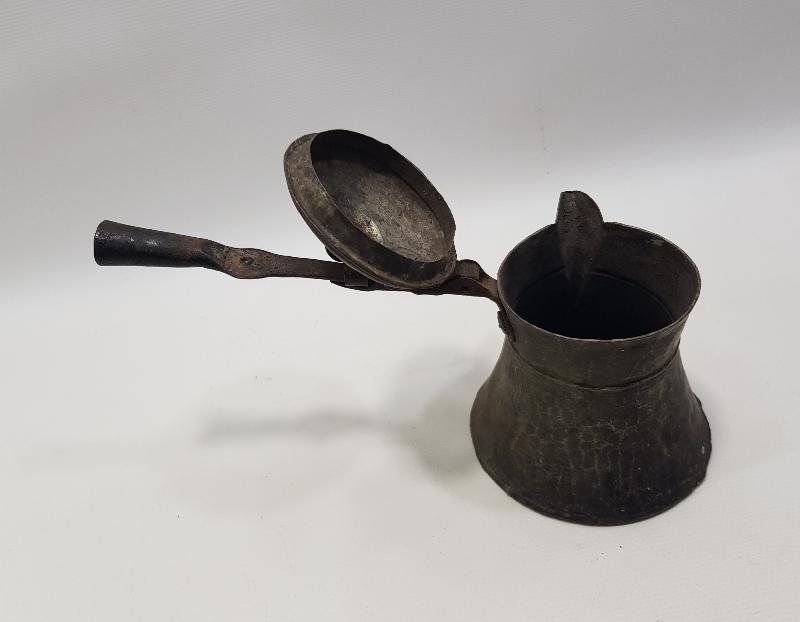 OSMANLI DÖNEMİ BAKIR KAHVECİ CEZVESİ 