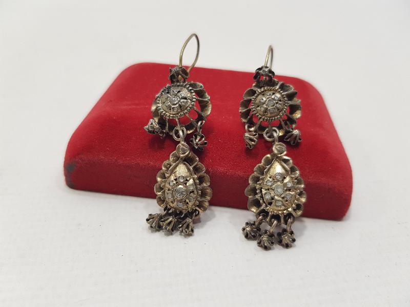 OSMANLI DÖNEMİ ELMAS KÜPE 