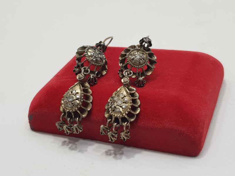 OSMANLI DÖNEMİ ELMAS KÜPE 