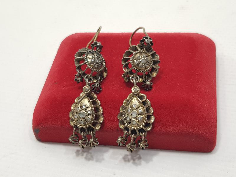 OSMANLI DÖNEMİ ELMAS KÜPE 