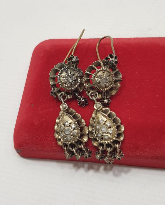 OSMANLI DÖNEMİ ELMAS KÜPE 