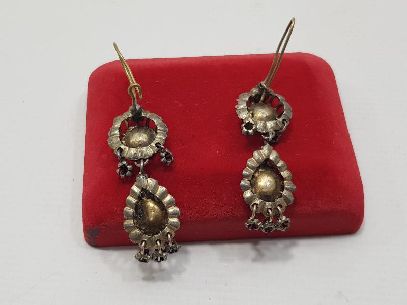 OSMANLI DÖNEMİ ELMAS KÜPE 