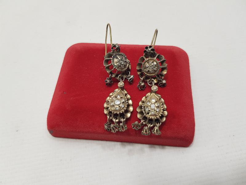 OSMANLI DÖNEMİ ELMAS KÜPE 