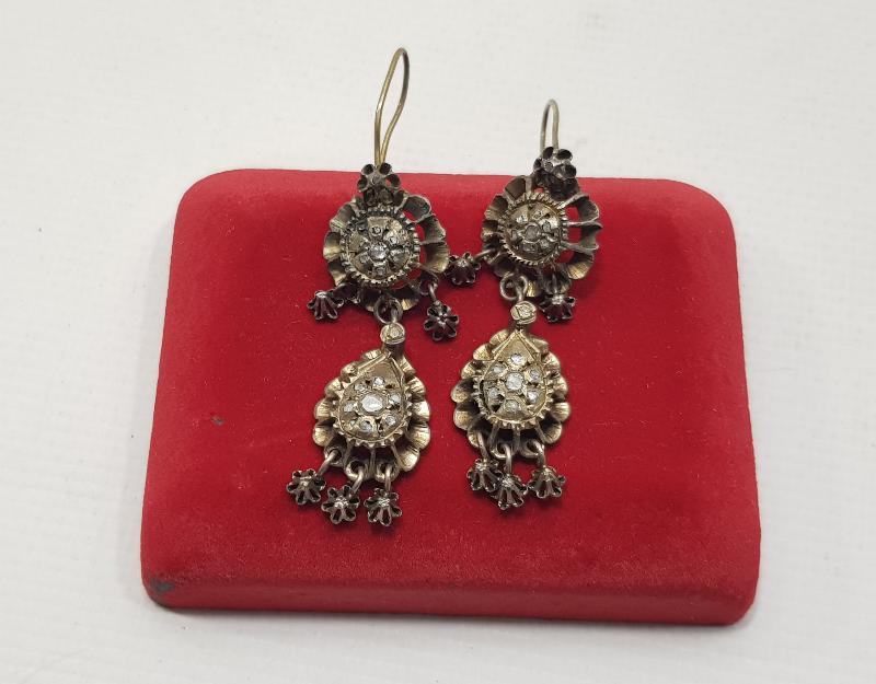 OSMANLI DÖNEMİ ELMAS KÜPE 