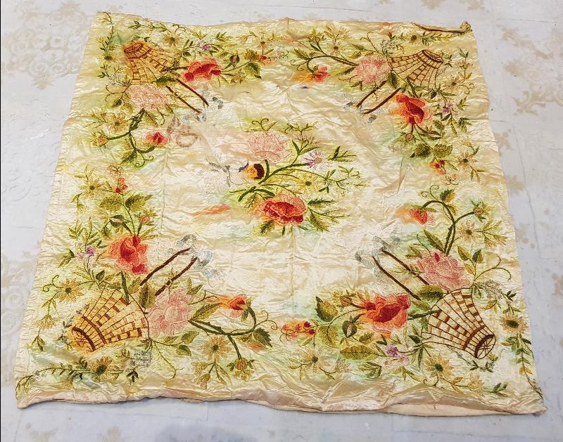 OSMANLI DÖNEMİ RUM İŞİ ÇOCUK DOĞDULUĞU İPEK BOHÇA