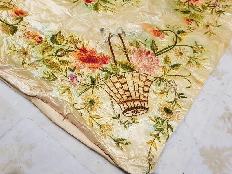 OSMANLI DÖNEMİ RUM İŞİ ÇOCUK DOĞDULUĞU İPEK BOHÇA