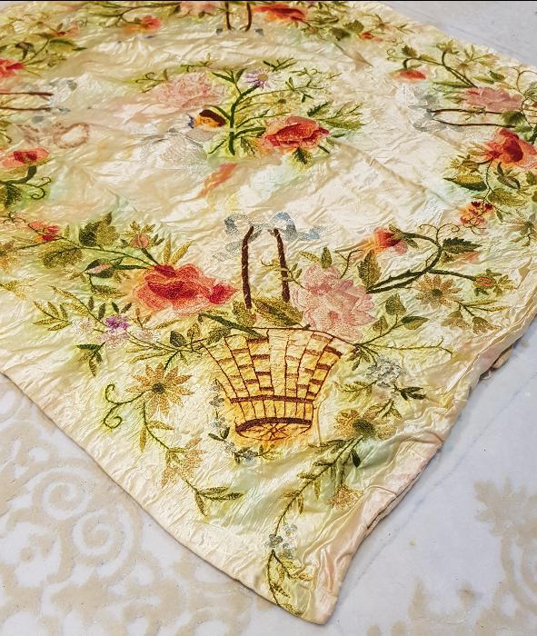 OSMANLI DÖNEMİ RUM İŞİ ÇOCUK DOĞDULUĞU İPEK BOHÇA