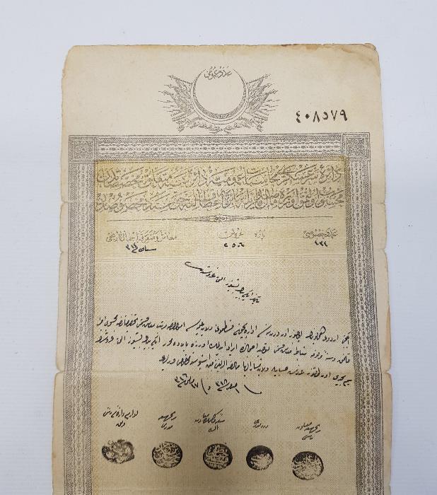 OSMANLI SUBAY MAAŞ SENEDİ