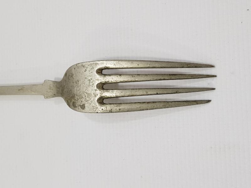 OSMANLICA BURHANİYE YAZILI 1318 TARİHLİ ÇOK NADİR GÜMÜŞ ÇATAL