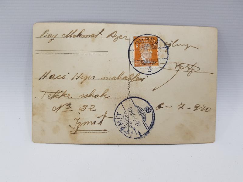 PG 1940 BURSA VE İZMİT DAMGALI BURSA ÇELİK PALAS FOTOKART