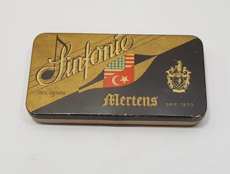 TÜRK-AMERİKAN ORTAKLIĞI SINFONIE MARKA NADİR SİGARA KUTUSU