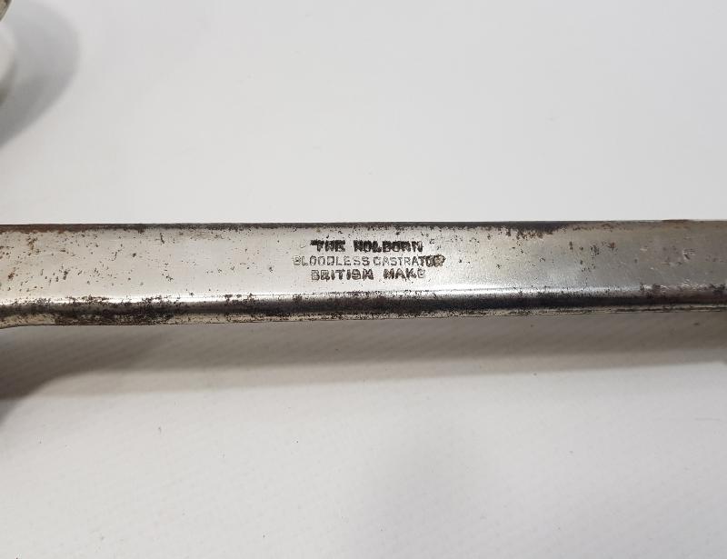 VETERİNER TARİHİ: ANTİKA DEV BOY KASTRASYON ALETİ 