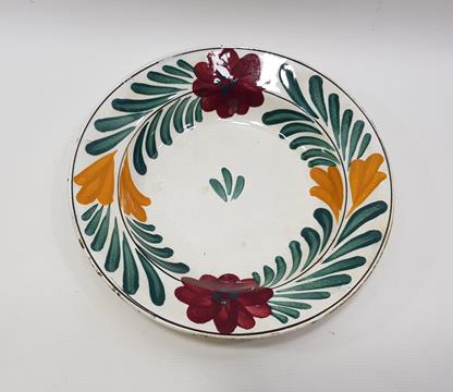 OSMANLI DÖNEMİ ÇİÇEK DESENLİ PORSELEN TABAK