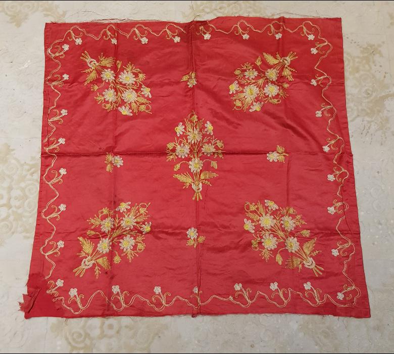 OSMANLI DÖNEMİ RUM İŞİ SUZENİ İPEK BOHÇA