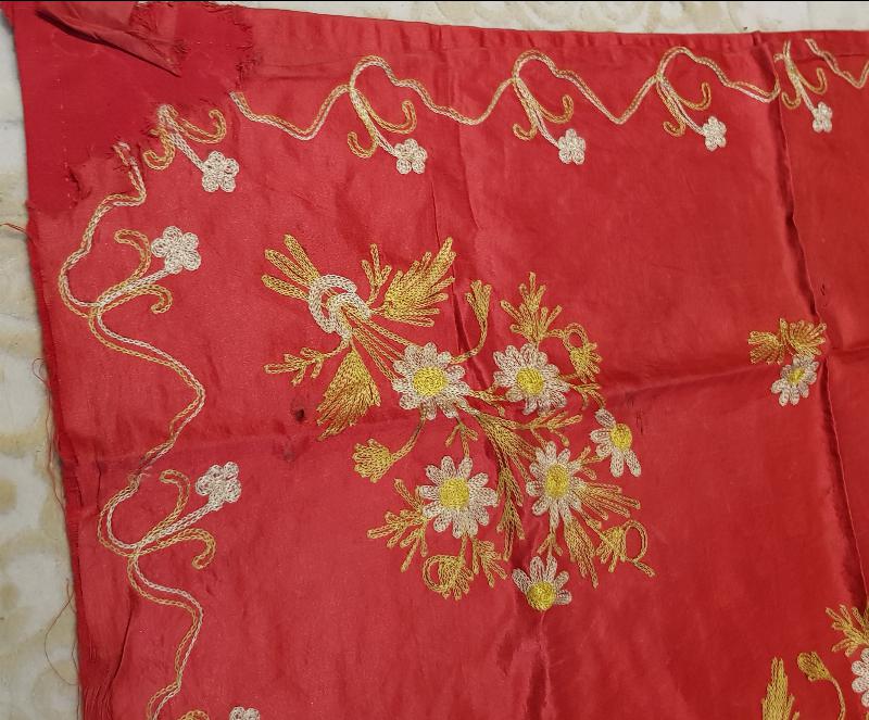 OSMANLI DÖNEMİ RUM İŞİ SUZENİ İPEK BOHÇA