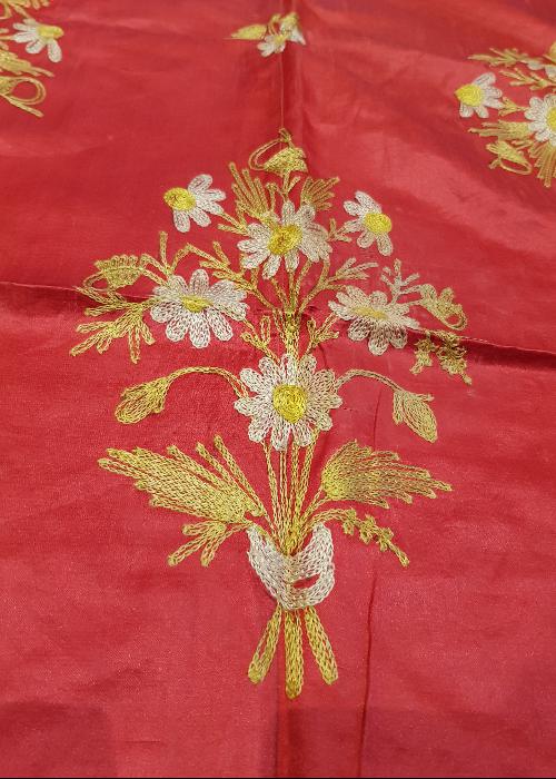 OSMANLI DÖNEMİ RUM İŞİ SUZENİ İPEK BOHÇA