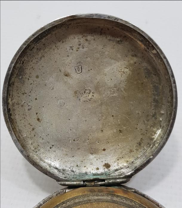 OSMANLI KADRANLI LE ROY GÜMÜŞ CEP SAATİ