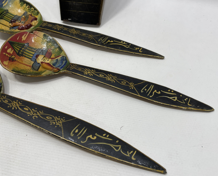 ORJİNAL KAŞIKLIĞI İLE EL BOYAMA KONYA İŞİ MEVLEVİ KAŞIKLAR