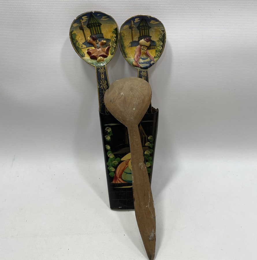 ORJİNAL KAŞIKLIĞI İLE EL BOYAMA KONYA İŞİ MEVLEVİ KAŞIKLAR