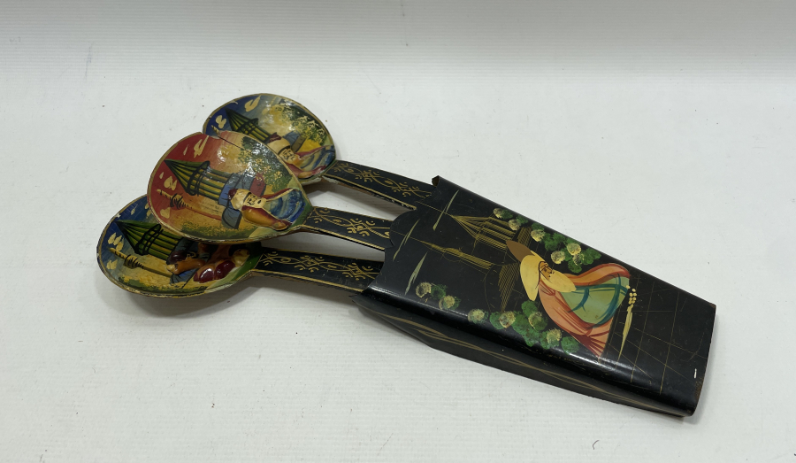 ORJİNAL KAŞIKLIĞI İLE EL BOYAMA KONYA İŞİ MEVLEVİ KAŞIKLAR