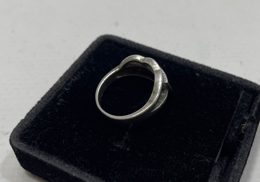 ZİHGİR FORMUNDA GÜMÜŞ YÜZÜK