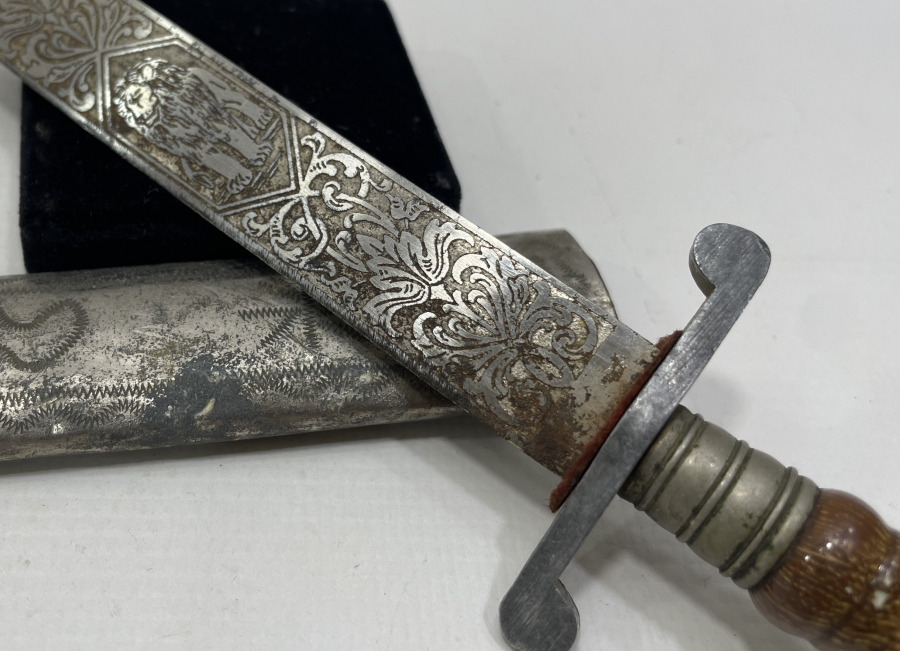 1. DÜNYA SAVAŞI DÖNEMİ ÇOK NADİR BURSA YAPIMI İTTİFAK SUBAY MEÇİ