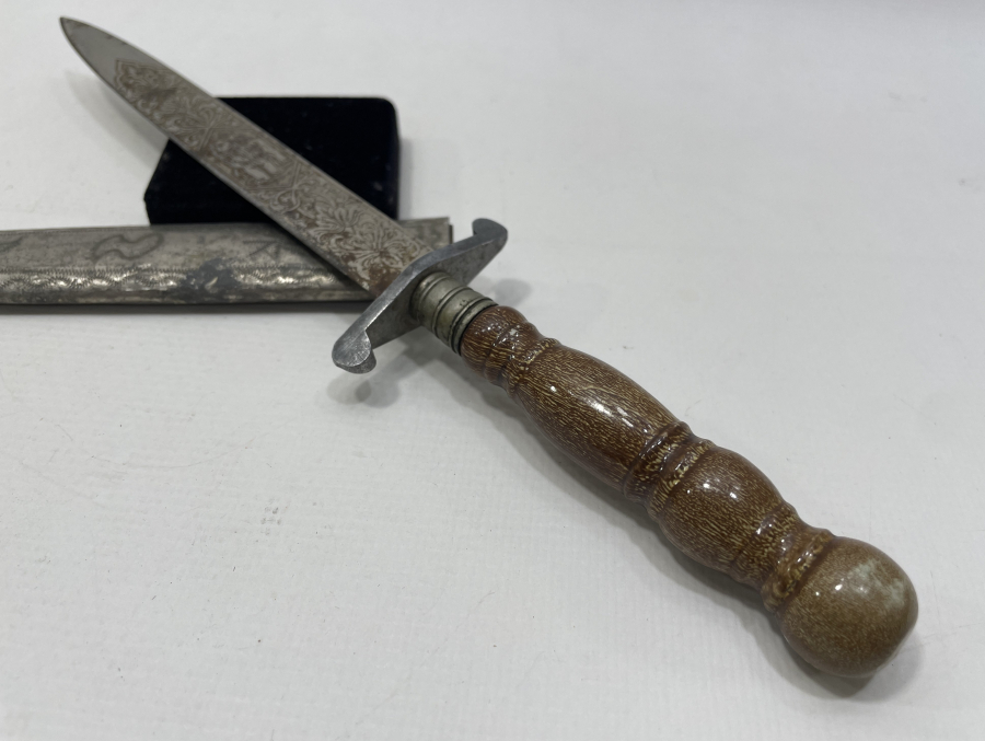 1. DÜNYA SAVAŞI DÖNEMİ ÇOK NADİR BURSA YAPIMI İTTİFAK SUBAY MEÇİ