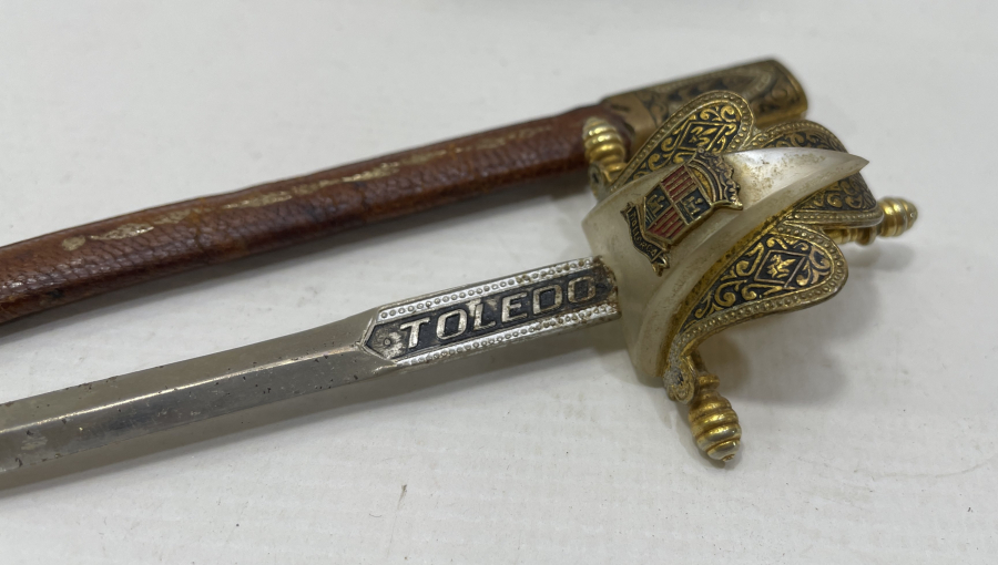 1900 BAŞLARI ÇOK NADİR KILIÇ FORMUNDA TOLEDO ZARF AÇACAĞI