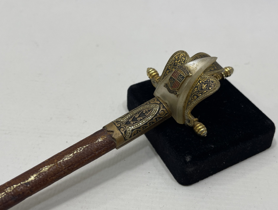 1900 BAŞLARI ÇOK NADİR KILIÇ FORMUNDA TOLEDO ZARF AÇACAĞI