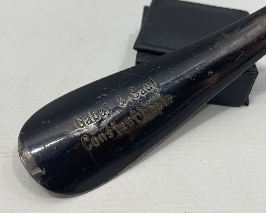 OSMANLI DÖNEMİ ÇOK NADİR ÜZERİ YAZILI AYAKKABI ÇEKECEĞİ - KERATA