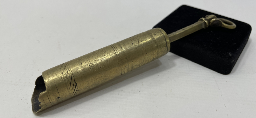 OSMANLI DÖNEMİ KALEM İŞÇİLİKLİ BARUT ÖLÇEĞİ