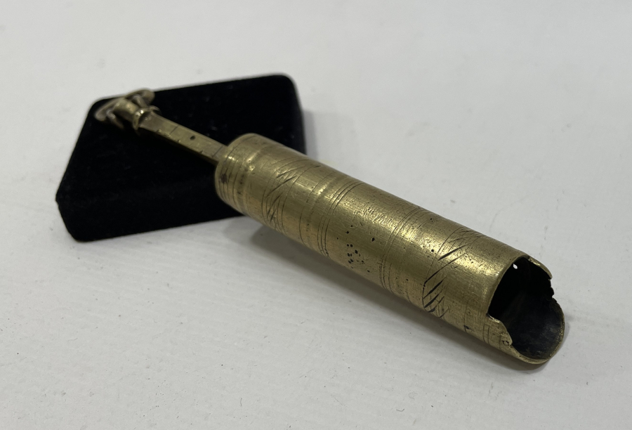 OSMANLI DÖNEMİ KALEM İŞÇİLİKLİ BARUT ÖLÇEĞİ