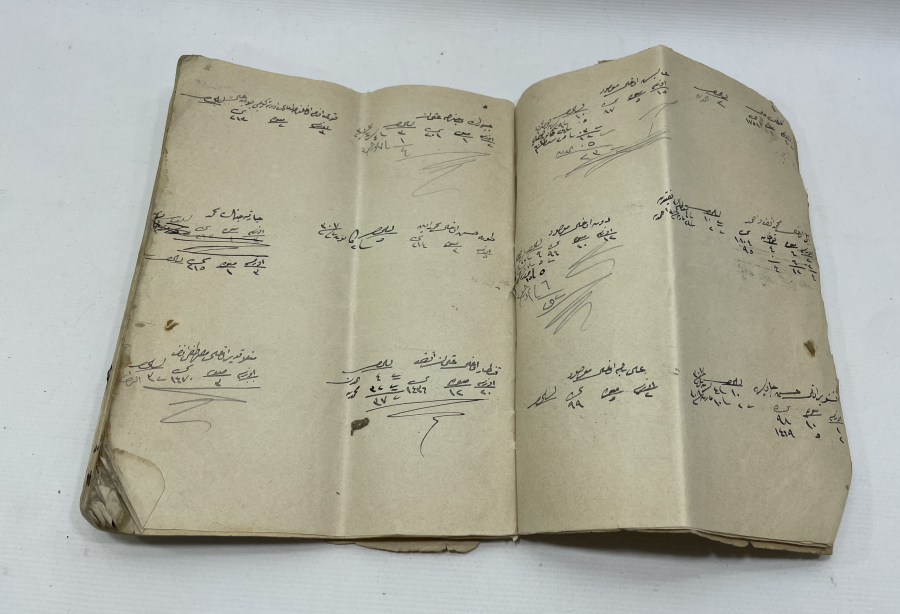 OSMANLI DÖNEMİ NADİR BAKKAL VERESİYE DEFTERİ