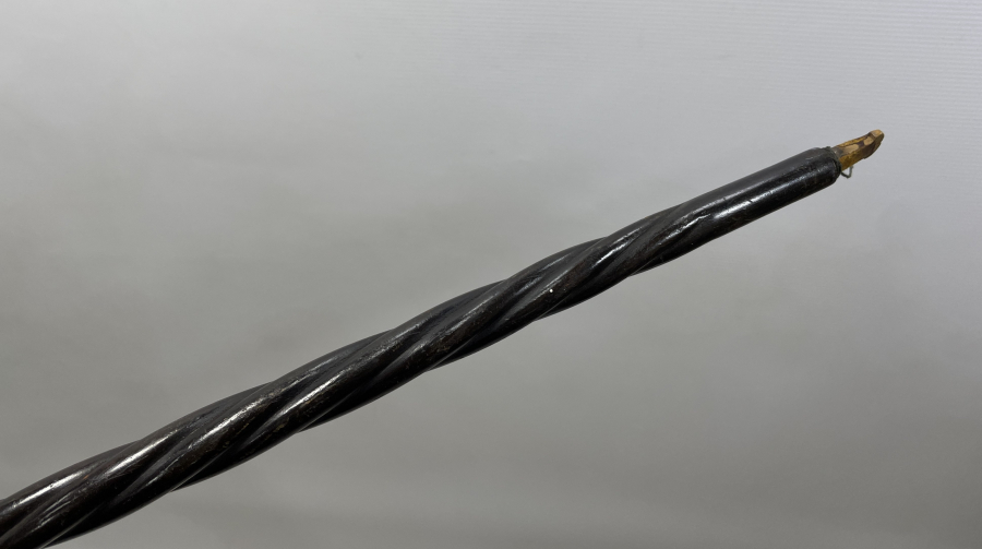 OSMANLI DÖNEMİ NADİR FORMDA ÇERKES İŞİ AT KAMÇISI