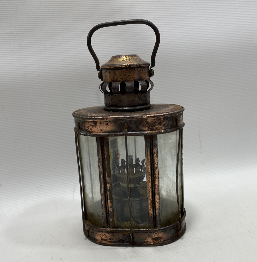 OSMANLI DÖNEMİ NADİR FORMDA EL GAZ LAMBASI