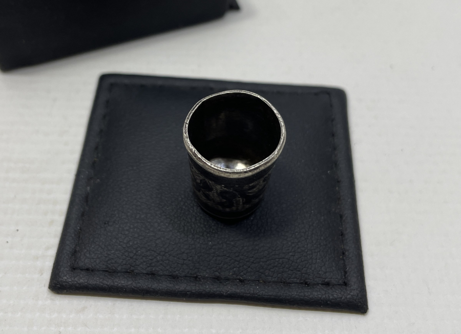 OSMANLI DÖNEMİ SAVATLI VAN İŞİ GÜMÜŞ TERZİ YÜKSÜĞÜ 