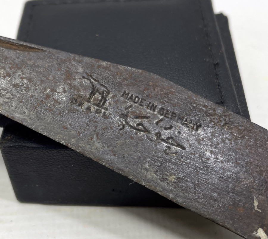 ÜZERİ OSMANLICA YAZILI BOYNUZ SAPLI NADİR ÇAKI