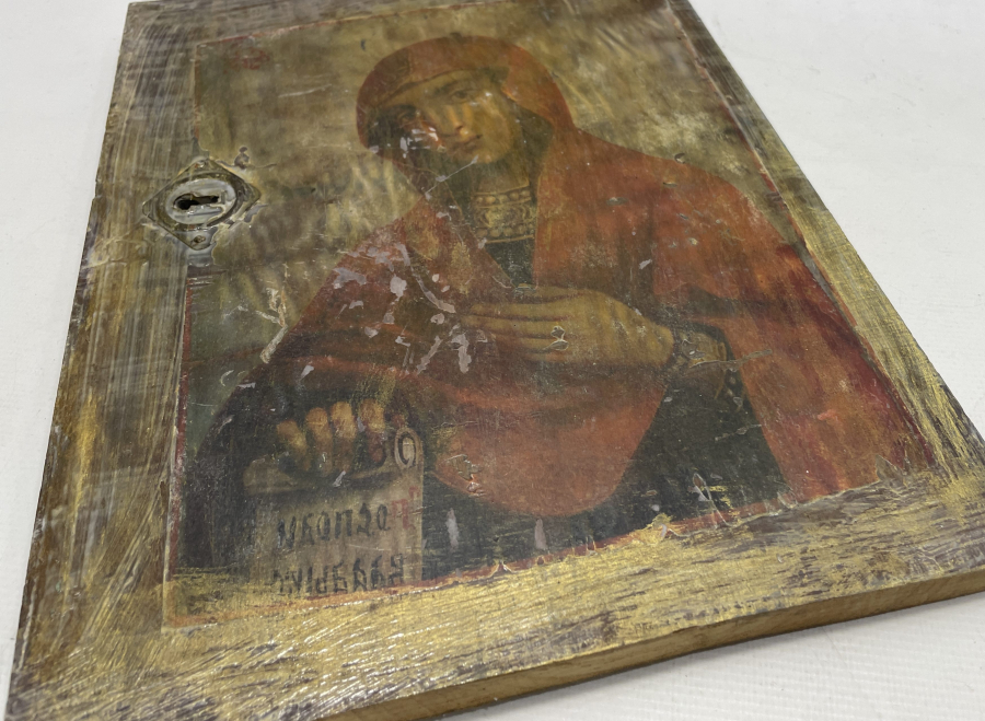 AHŞAPTAN MAMUL RUM İŞİ İKONALI DOLAP KAPAĞI