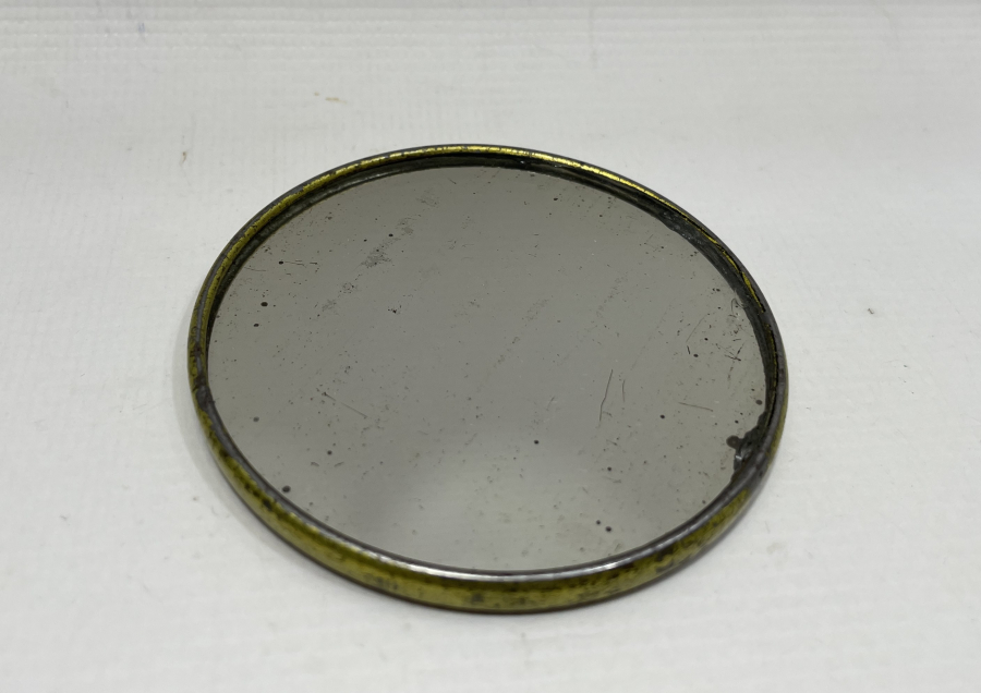 ALTIN HOROZ ASKER İŞİ ANTİKA CEP AYNASI