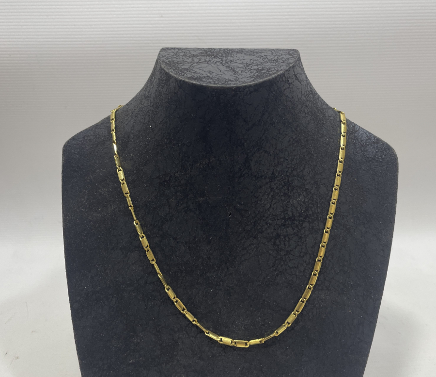 ALTIN KAPLAMA ANTİKA KOLYE