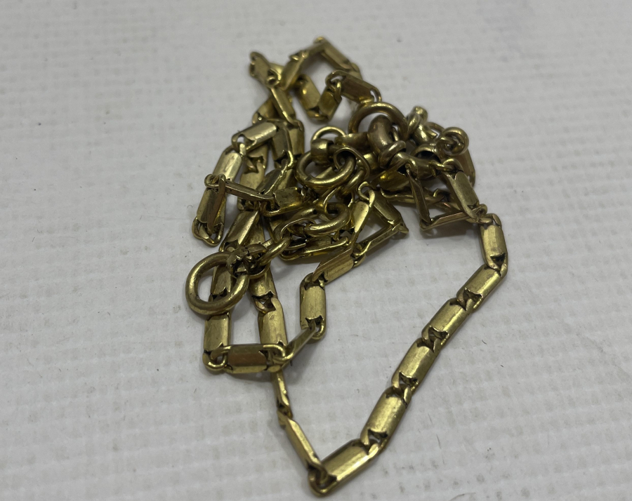 ALTIN KAPLAMA ANTİKA KOLYE