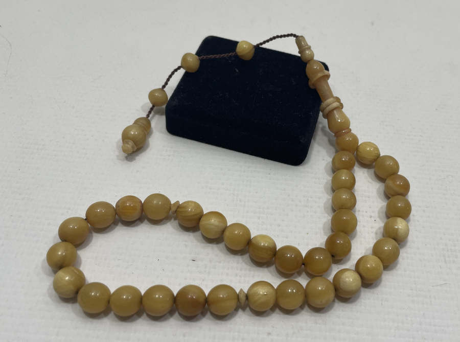 DAĞ KEÇİSİ BOYNUZUNDAN MAMUL TESPİH