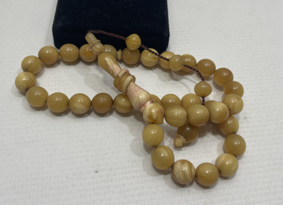 DAĞ KEÇİSİ BOYNUZUNDAN MAMUL TESPİH