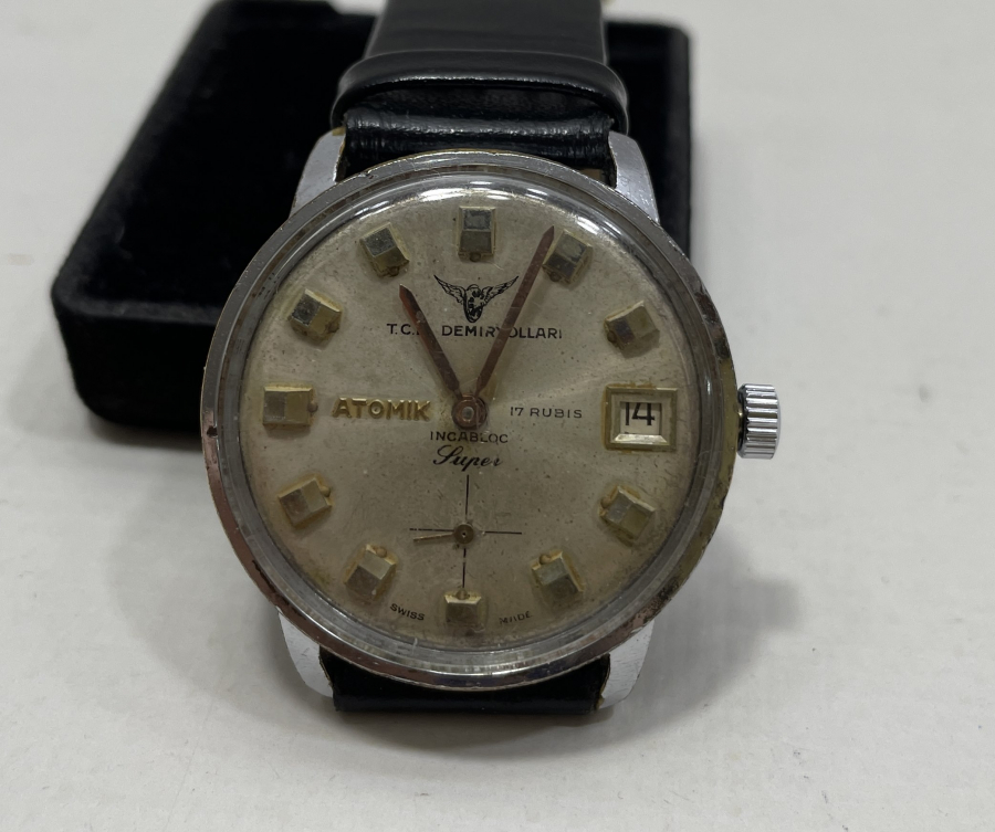 DEVLET DEMİR YOLLARI İÇİN ÖZEL YAPILMIŞ ANTİKA KURMALI KOL SAATİ