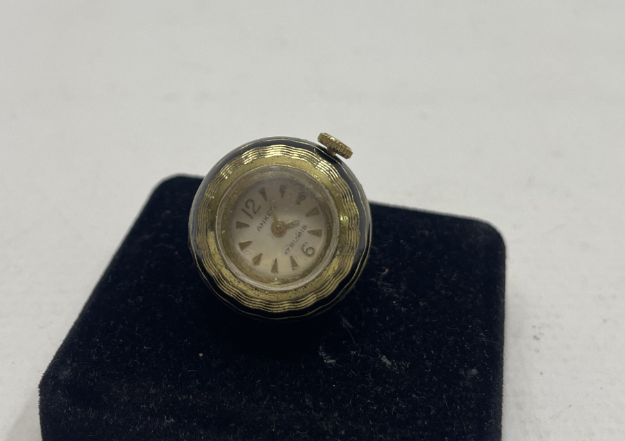 KURMALI ANTİKA KOLYE SAAT