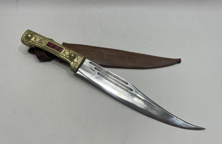 ORJİNAL KILIFINDA EL YAPIMI BURSA KAMASI