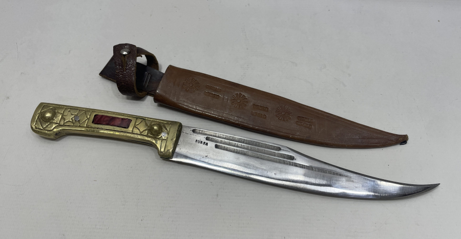 ORJİNAL KILIFINDA EL YAPIMI BURSA KAMASI