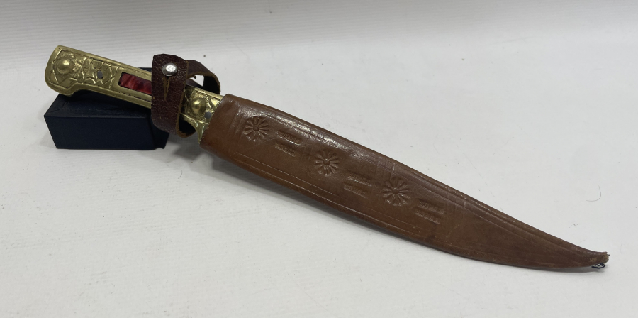 ORJİNAL KILIFINDA EL YAPIMI BURSA KAMASI