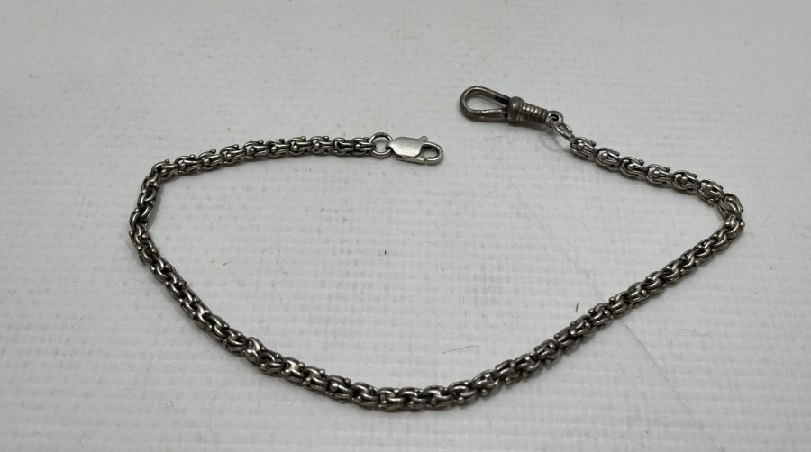 OSMANLI DÖNEMİ ARNAVUT ZİNCİR GÜMÜŞ CEP SAATİ KÖSTEĞİ