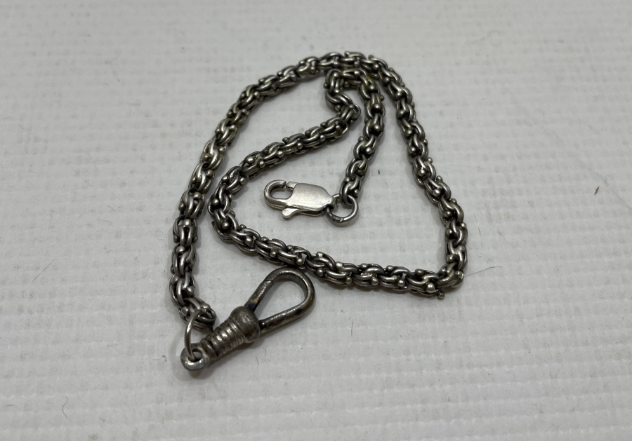 OSMANLI DÖNEMİ ARNAVUT ZİNCİR GÜMÜŞ CEP SAATİ KÖSTEĞİ